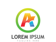 modern and creative initial letter A logo.