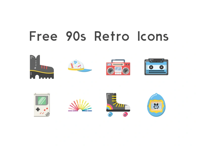 90s Retro Icons