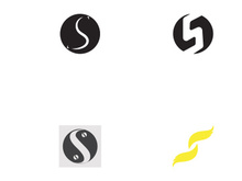 Initial letter S element abstract logo.