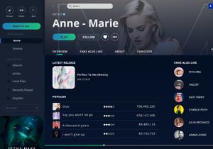 Music Player Layout