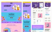 7 Sass Landing Page UI KIT