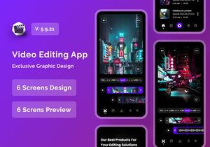 Video Editor App Design