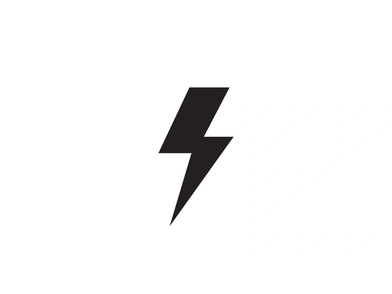 Strom Thunderbolt Template vector icon illustration design