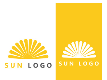 Sun logo design with a modern concept. preview picture