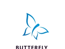Beauty butterfly logo  symbol vector template