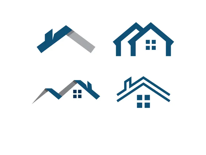 Property and construction home logo vector template design