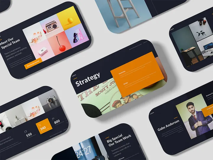 LORAN -  Animated Keynote Business Presentation Template (Yellow)