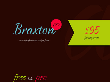 Braxton Free Font preview picture