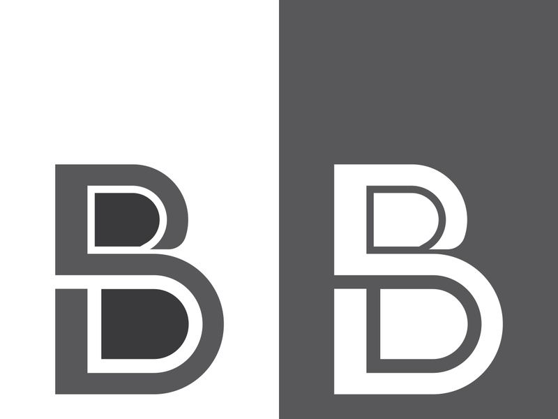 B letter logo template vector illustration