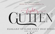 Free Demo Gutten Fighter Font Duo