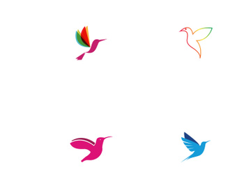 Creative colorful bird logo design. preview picture