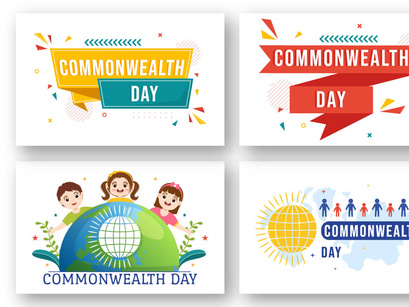 12 Commonwealth of Nations Day Illustration