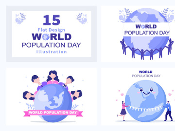 15 World Population Day Illustration preview picture
