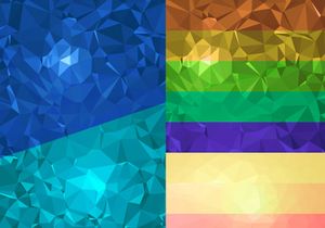 150 Geometric Triangle Backgrounds
