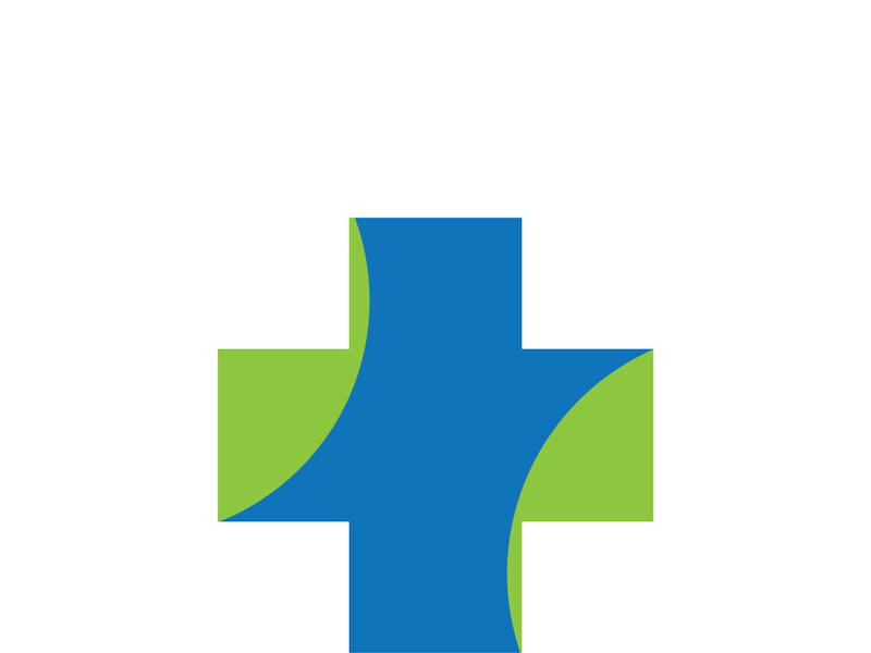 Health medical logo template vector illustration design