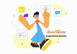 10 Smart Glasses Augmented Reality Illustration