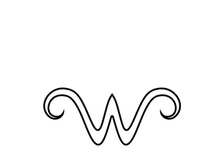 W Letter Logo Template