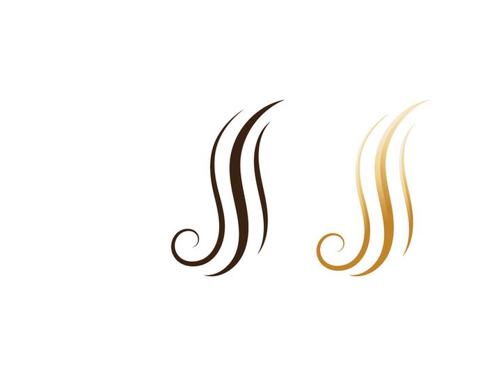 hair logo vector symbol, illustration icon