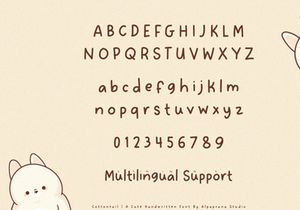 Cottontail - Handwritten Font