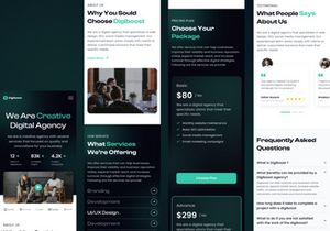 Digiboost - Landing Page for All Agency