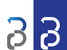 B letter logo template vector illustration