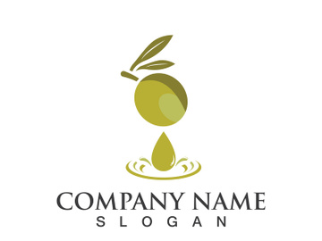 Extra virgin olive oil logo icon design vector illustration preview picture