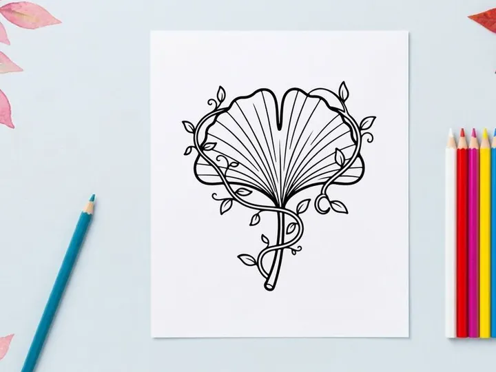 Estrutura Decorativa em Forma de Coração com Acentos de Folhas. Design floral elegante para temas românticos ou de casamento.
