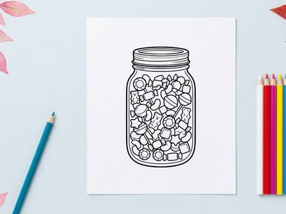 Glass jar filled with white pills and capsules. Transparent medicine container holding pharmaceutical tablets for healthcare and treatment.