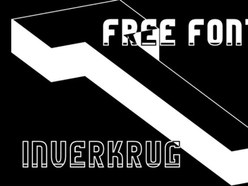 INVERKRUG - Free Font preview picture
