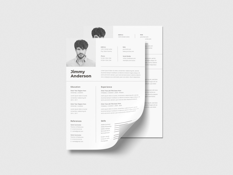 Jimmy Resume Template