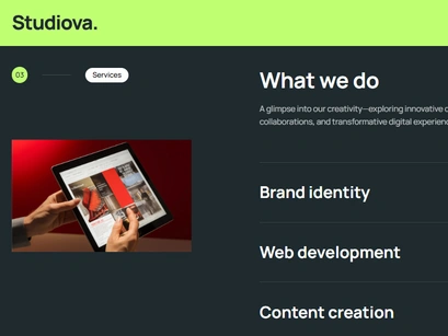Studiova Nuxtjs Template