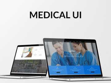 Medical landing page design preview picture