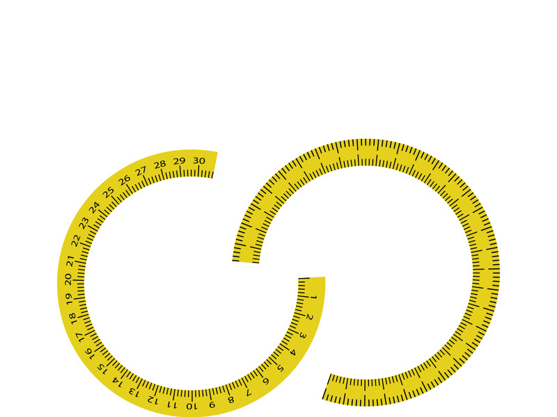 measuring tape centimeter vector illustration