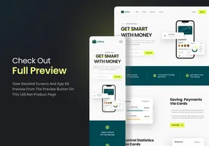 DaPay - Fintech Landing Page UI KIT