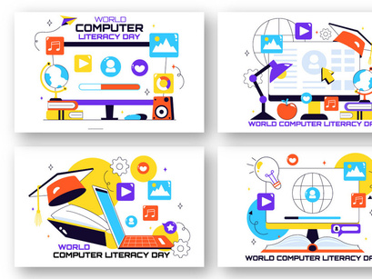 10 World Computer Literacy Day Illustration
