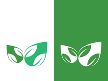 Green tree leaf nature logo images illustration design