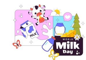 10 World Milk Day Illustration
