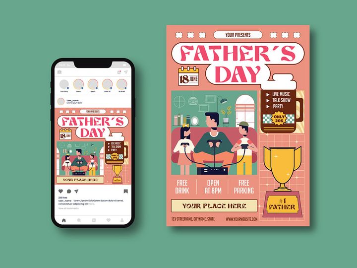 Fathers Day Flyer