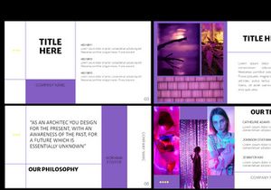 Violet Presentation Template