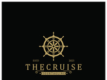 The cruise logo,ship steering logo, boat, yacht, rope, maritime, anchor. Logo for business, sailor, sailing, tourism