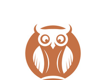 Owl logo icon design animal and simple business abstract vector