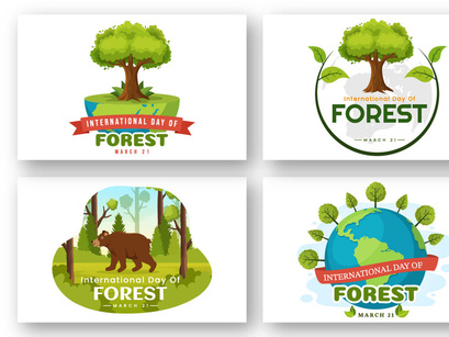 15 World forestry day Illustration