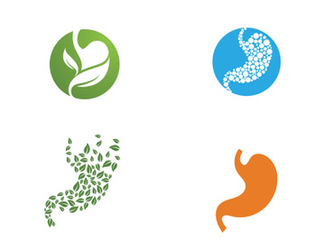 Stomach care icon designs concept illustration preview picture