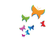 Beauty Butterfly Vector icon design