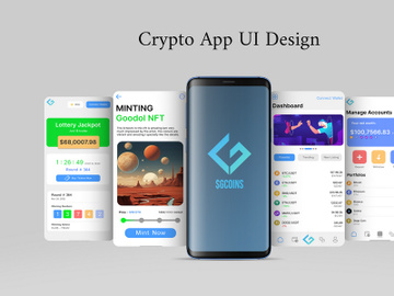 Crypto App UI Design preview picture