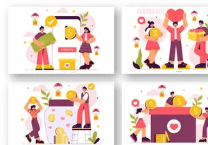 9 Charity Fundraiser Illustration