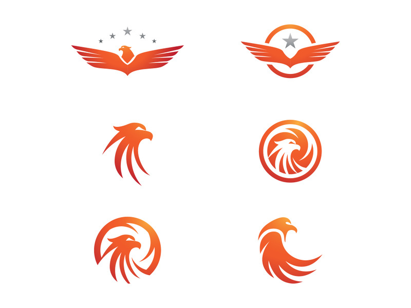 Falcon Logo Template vector