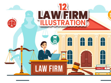12 Law Firm Services Illustration preview picture