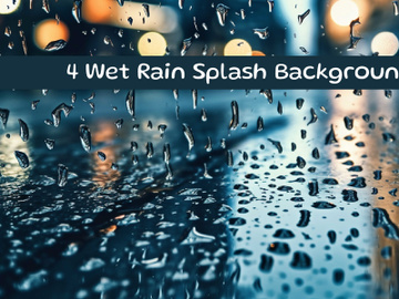 Wet rain splash background preview picture