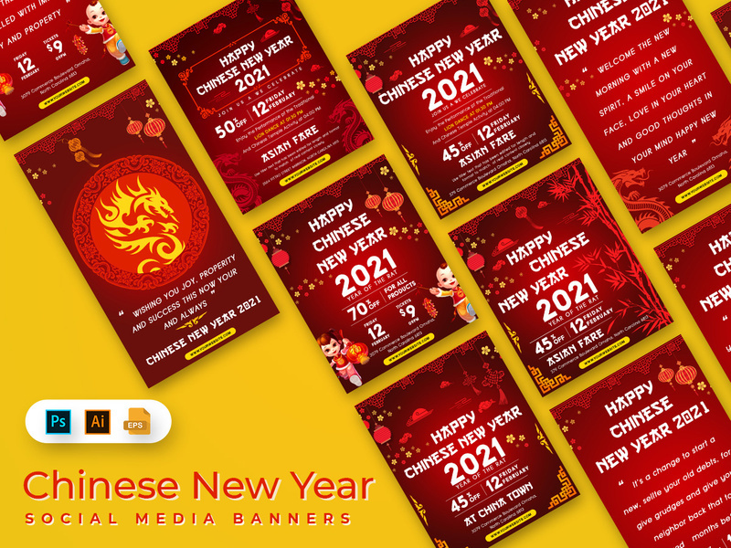 Chinese New Year Social Media Banner